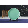 Haonai 6inch Janpanese style ceramic dessert plate round dinner plate with customized color for everyday dinning